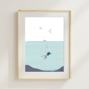 Art Print "Drowning" A5/A4
