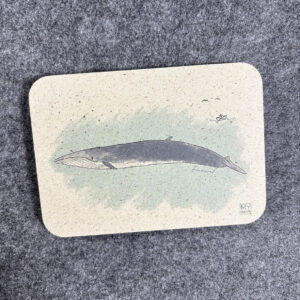 Graspapier Postkarte "Finnwal"