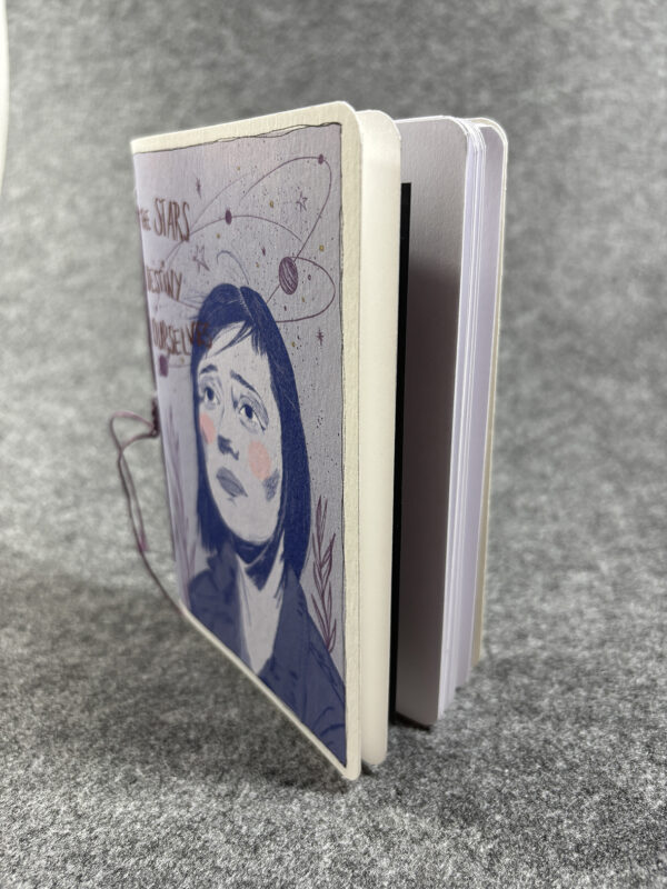 Set: Notizheft, Postkarte & Sticker "Destiny" DIN A6 *handgemacht – Bild 3