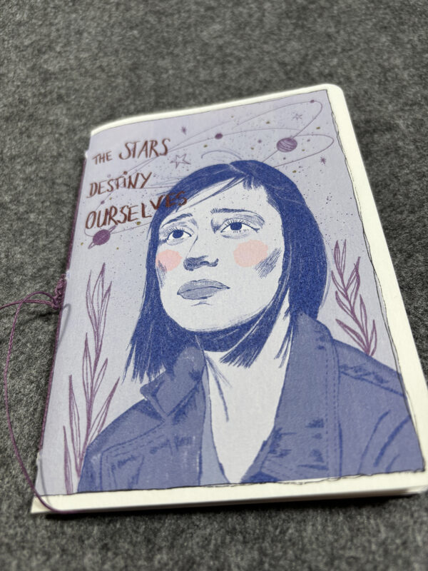 Set: Notizheft, Postkarte & Sticker "Destiny" DIN A6 *handgemacht – Bild 2