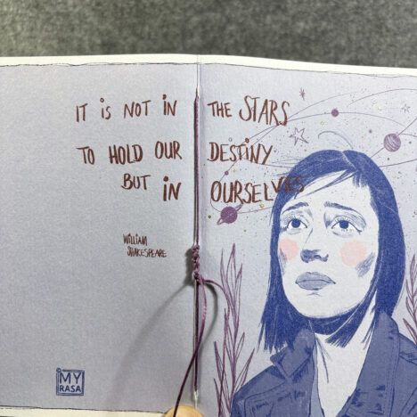 Notizheft “drowning”