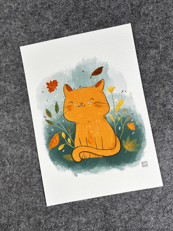 Art Print "Katze" A5 – Bild 3