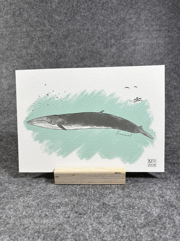 Art Print "Finnwal" A5 – Bild 2