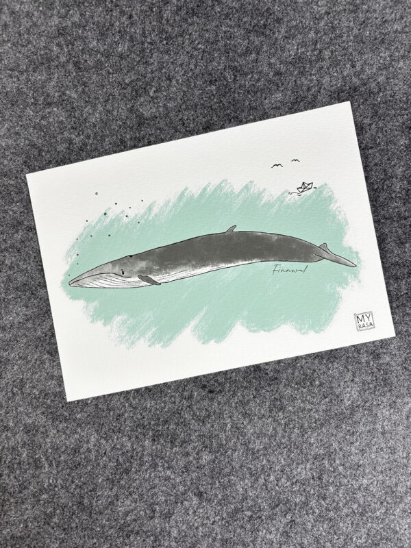 Art Print "Finnwal" A5 – Bild 3