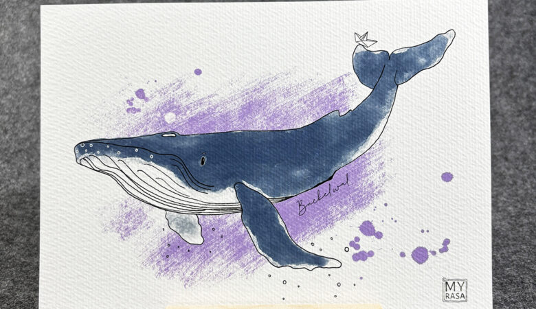 Art Print "Buckelwal"