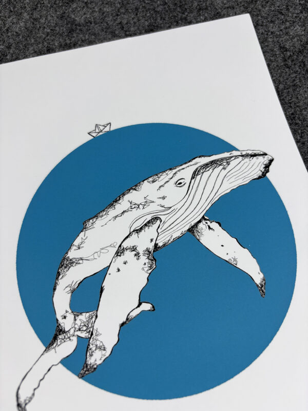 Art Print "Save the whales" A5/A4 – Bild 4
