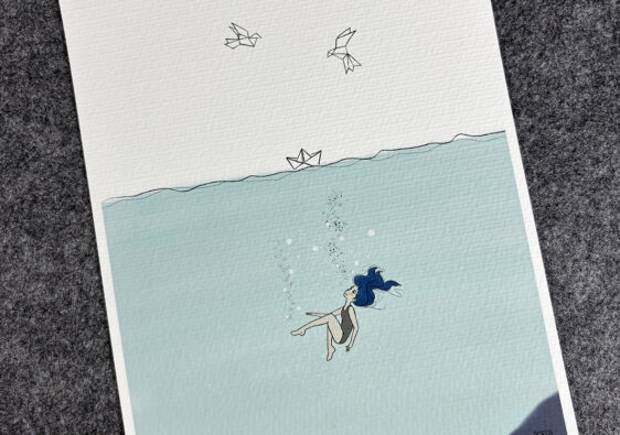 Art Print "drowning"