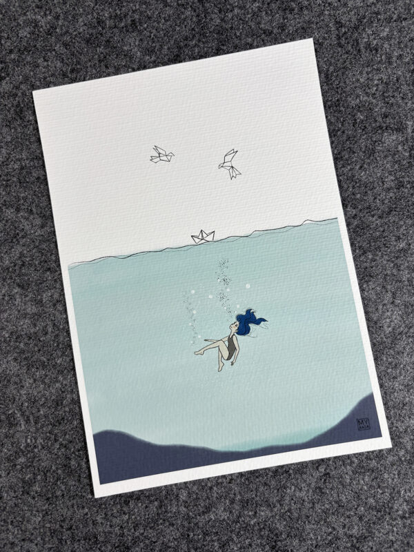 Art Print "Drowning" A5/A4 – Bild 2