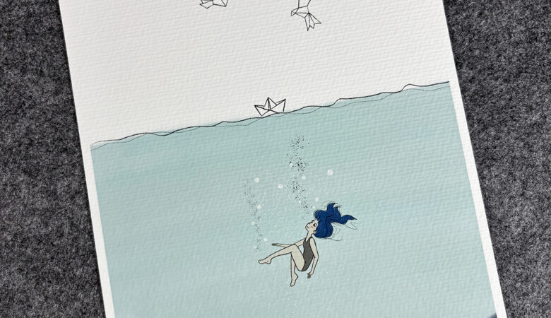 Art Print "drowning"