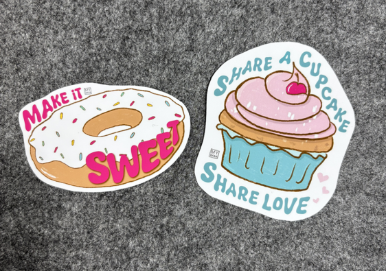 Stickerset "Cupcake"