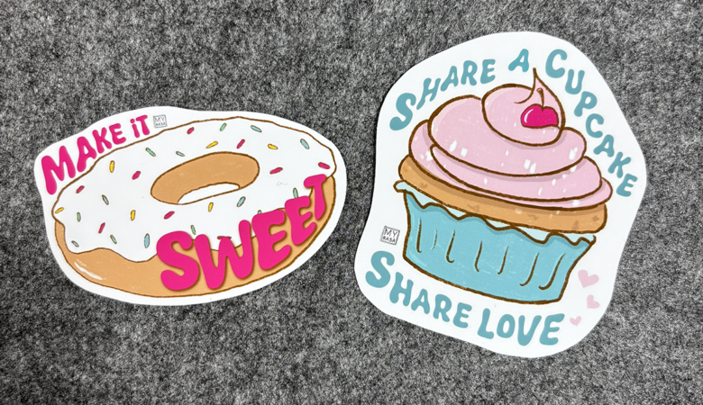 Stickerset "Cupcake"