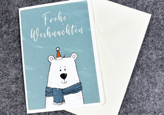 Grußkarte "Eisbär"