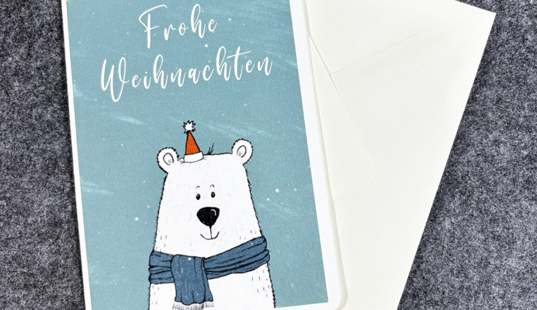 Grußkarte "Eisbär"