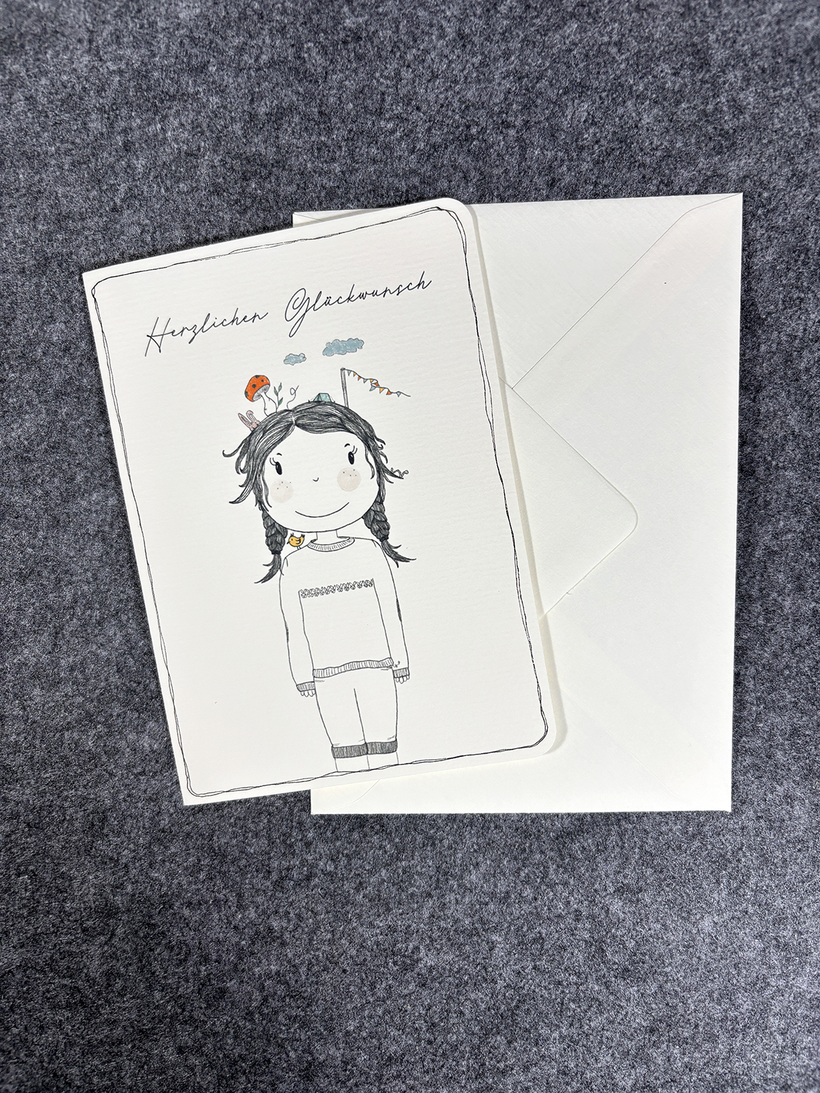 Grußkarte "Camping"