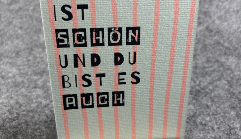 Kartenset "Du bist schön"