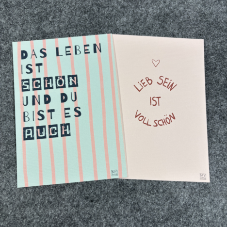 Kartenset “Du bist schön”