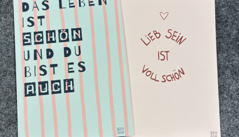 Kartenset "Du bist schön"