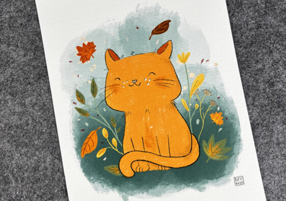 Art Print "Katze"