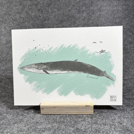 Art Print “Orca” (Postkarte, A5)