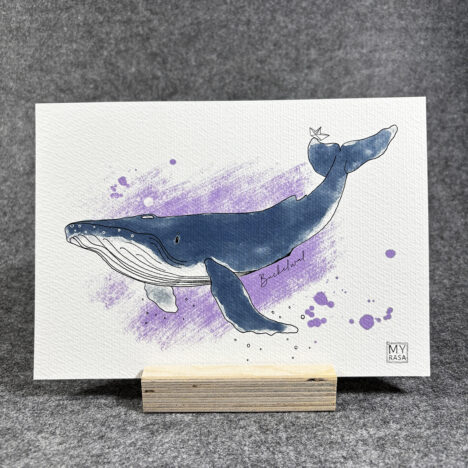 Art Print “Katze” (Postkarte, A5)