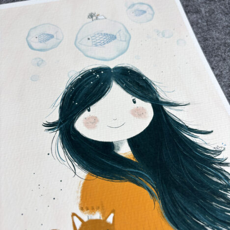 Art Print “connected” (A5, A4, A3)