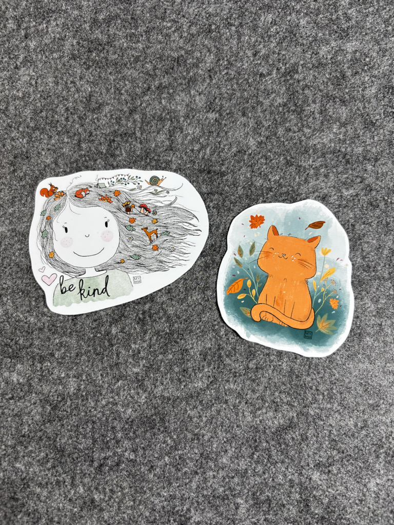 Sticker set "be kind"