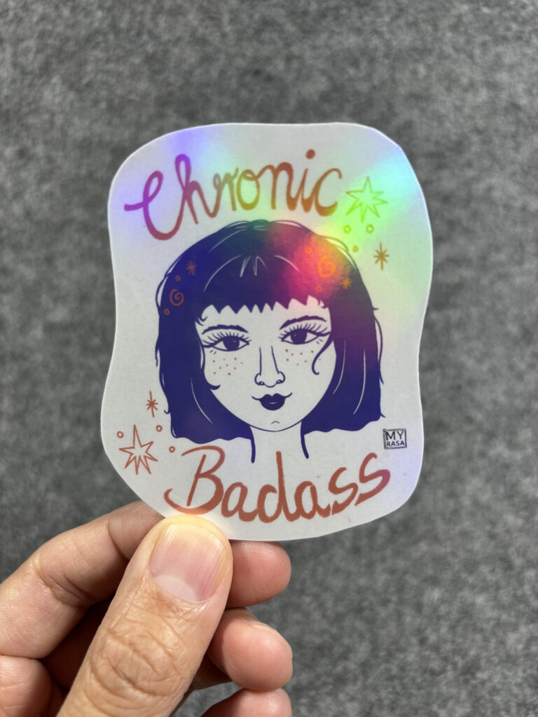 Vinylsticker Chronic Badass